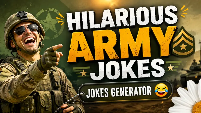 Army jokes with jokes generator
