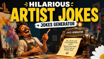 Artist Jokes Joke with Generato