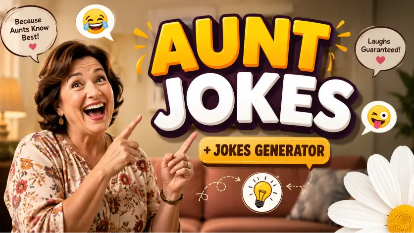 Aunt Jokes with Jokes Generator